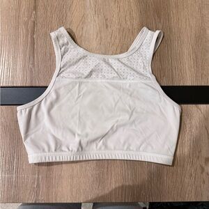 Forever 21 White Sports Bra